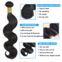 Tissage Bresilien en lot Cheveux Humain Ondulé Vierge Hair 3 Bundles Tissage Bresilien Mèches Brésilien Body Wave Human Hair Nat