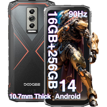 DOOGEE Blade 10 Pro Smartphone Incassable Android 14, 16 Go + 256 Go