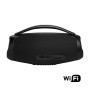 JBL Boombox 3 Wifi, Enceinte portable compatible avec Bluetooth et WiFi, Son JBL Original Pro et basses puissantes, étanche à l'