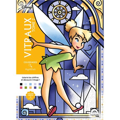 Coloriages mystères Disney - Vitraux Tome 2