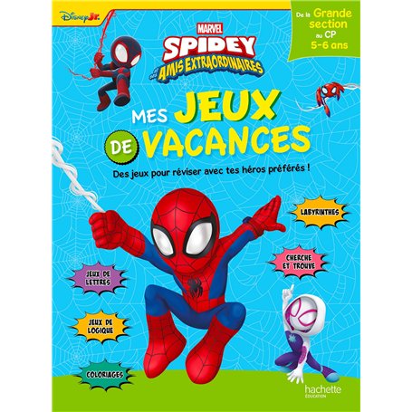 Disney Spidey et ses amis extraordinaires -  De la Grande Section au CP - Mes jeux de vacances 2025