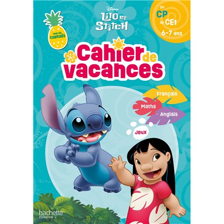 Disney - Lilo et Stitch - Du CP au CE1 - Cahier de vacances 2025
