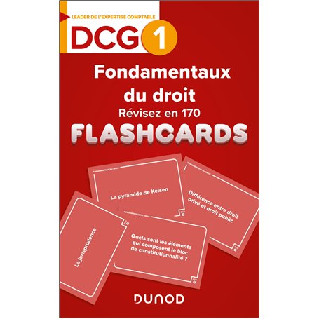 DCG 1 - Fondamentaux du droit - révisez en 170 flashcards !