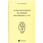 Actes des évêques de Limoges des origines à 1197 36,20 €