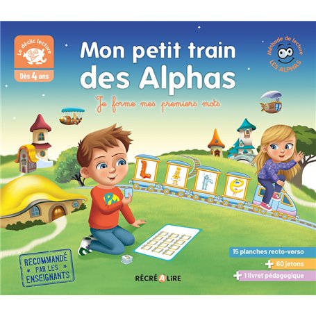 Mon petit train des Alphas - Je forme mes premiers mots