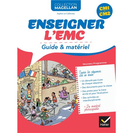 Magellan Enseignement moral et civique - Enseigner l'EMC au CM - Ed. 2025 - Guide et matériel