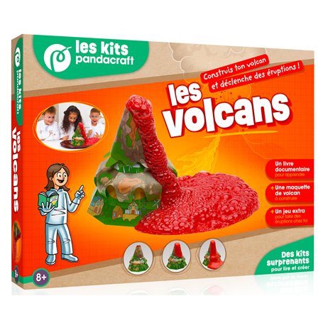 Les volcans - Kit Pandacraft dès 8 ans