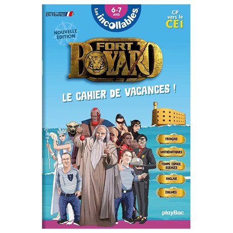 Cahier de vacances 2025 Fort Boyard - Les incollables - CP au CE1 - 6/7 ans
