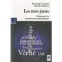 Les mots justes 25,44 €