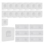 WYAN Crochets adhésifs de rechange-22 pièces Crochets muraux autocollants,pour Salle de Bain Porte-savon Panier de Rangement(6pc