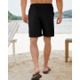 NANAMEEI Shorts Coton Lin Homme Été Shorts de Plage Décontractés Casual Bermudas Pants Taille avec Cordon Elastique