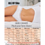 ALL OF SHE Lot de 6 sous-vêtements en Coton Caleçons Femmes Slip Dentelle Culotte Soft Hipster Sexy Panties Underwear Women Mult