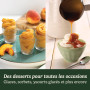 Cuisinart Sorbetière | machine à crème glacée, yaourt glacé, gelato, sorbet, sans produits laitiers | Distributeur de garniture 