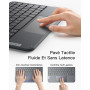 Inateck Clavier Bluetooth avec pavé Tactile, Clavier sans Fil AZERTY Ultra Fin et Portable, Compatible avec Windows et iPad OS,