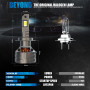 D-Lumina Ampoule H1 LED Voiture Anti Erreur Canbus 160W 30000LM - Chip CPS 6500K 500% Génial,Refroidissement par Tube de Cuivre 