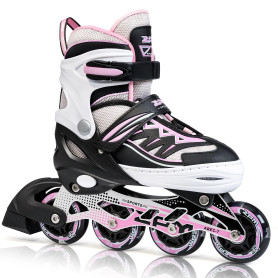 2PM SPORTS Cytia Taille réglable en Ligne de Patins en Ligne à Pleine lumière LED Roues, Rollers en Ligne pour pour Enfants, Fem 2PM SPORTS Cytia Taille réglable en Ligne de Patins en Ligne à Pleine lumière LED Roues, Rollers en Ligne pour pour Enfants, Fem