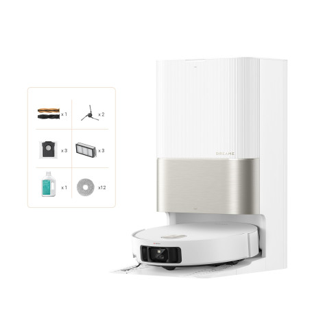 dreame X50 Ultra Complete Robot Aspirateur avec Station, évitement d'obstacles par IA et Navigation à 360, Aspiration jusqu'à 20