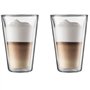 BODUM CANTEEN Set 2 verres double paroi 0.4 l Transparent