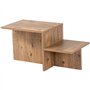 Table basse - HARMONY - Rectangulaire - Pin Atlantique - 80 x 40 x 40 cm