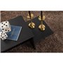 Table basse - HARMONY - Rectangulaire - Noir - 80 x 40 x 40 cm