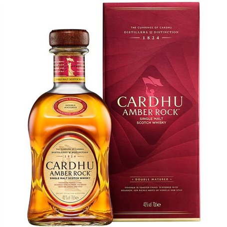 Cardhu Single Malt Scotch - Whisky Amber Rock - 40
