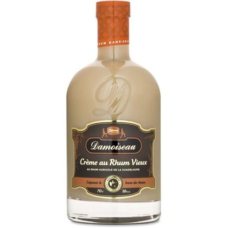 Damoiseau Creme au rhum vieux - Liqueur spiritueuse - Guadeloupe - 18%vol - 70cl