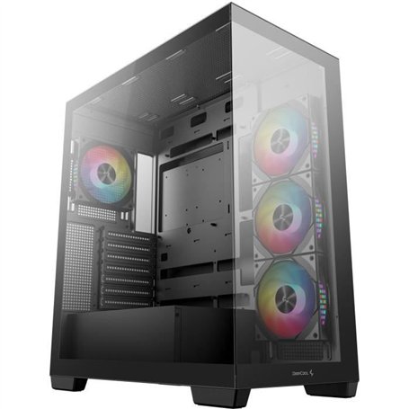 Boitier sans alimentation - DEEPCOOL CG580 4F - Moyen tour - Format E-ATX - Noir