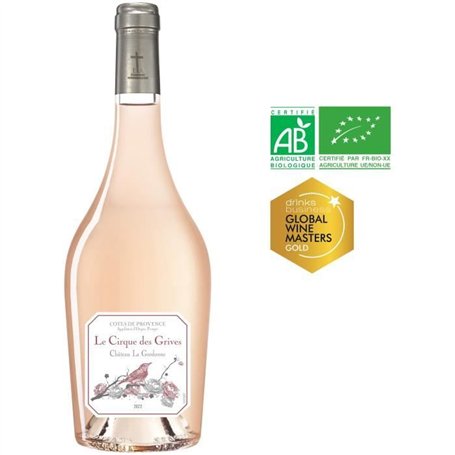 Château La Gordonne Le Cirque des Grives 2022 Côtes de Provence - Vin rosé de Provence - Bio