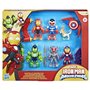 Pack 6 figurines Iron Man Avengers en armure, Marvel Iron Man and his Awesome Friends, des 3 ans