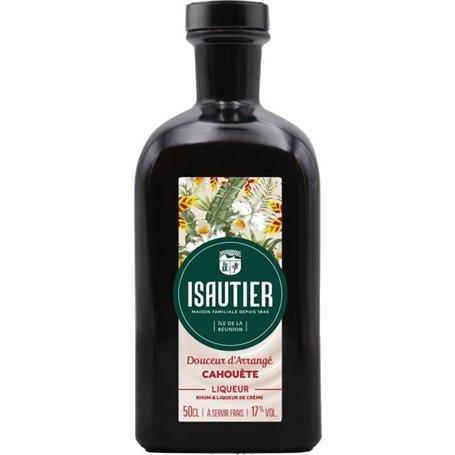 Rhum Isautier - Douceur d'Arrangé Cahouete - Rhum arrangé - La Réunion - 17%vol - 50cl