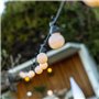 Guirlande lumineuse solaire - LUMISKY - PARTY MILKY SOLAR - 5.70 m - 8 modes - 10 globes blanc chaud LED