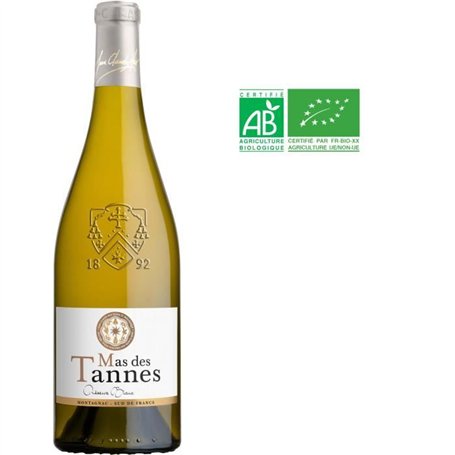 Mas des Tannes Réserve Blanc 2022 Pays d'Oc - Vin de blanc Languedoc - Bio