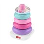 Fisher-Price - Pyramide Arc-en-ciel - Jouet d'éveil a empiler pour bébés - Fisher-Price - JGP94