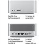 Apple - Mac Studio - 512Go SSD - 36Go RAM - Puce M4 Max - CPU 32 coeurs - GPU 36 coeurs 2025