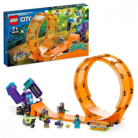 LEGO 60338 City Stuntz Le Looping du Chimpanzé Cogneur. Jouet de Moto Cross avec 64,99 €