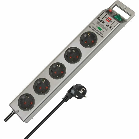 Multiprise 5 Prises avec Interrupteur Brennenstuhl Super-Solid 3600 W (2