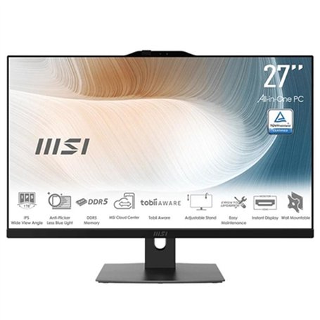 Tout en Un MSI AM272P-1096ES 27" 16 GB RAM 500 GB Intel Core Ultra 7 150U
