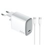 Chargeur mural Celly UPTC1USBC65WCTC Blanc