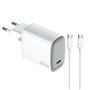 Chargeur mural Celly UPTC1USBC65WCTC Blanc