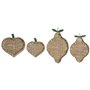 Centre de Table Home ESPRIT Vert Naturel Tropical 33 X 32 X 8 CM (2 Unités)