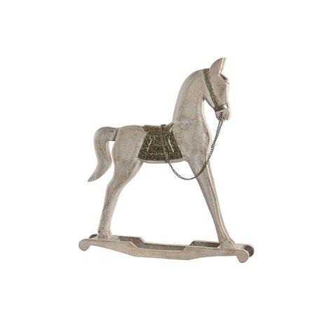 Figurine Décorative Home ESPRIT Argenté Naturel Cheval 53 X 10 X 60 CM