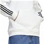 Sweat à capuche homme Adidas 3S Fl Hd Blanc XL