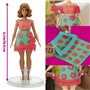 Pâte à modeler en argile Play-Doh Florals & Fringe Multicouleur