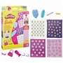 Pâte à modeler en argile Play-Doh Barbie Sparkles & Gems Multicouleur