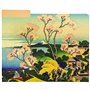 The Gifted Stationery Hokusai Lot de 12 dossiers floraux décoratifs avec languette 1/3 pour la maison, le bureau en 6 motifs – D
