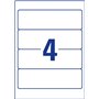 Avery-Zweckform Etiquette pour classeur L4761-25 61 x 192 mm papier blanc fixation permanente 120 pc(s)