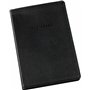 Esposti Address Book - Soft Leather Feel Stitched Cover - Black - Size 5.2 x 7.7 Inch