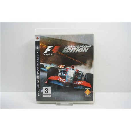 FORMULA ONE CHAMPIONSHIP EDITION PS3