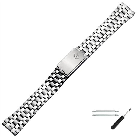 MARBURGER Bracelet De Montre 18mm Métal Argent - Kit De Montage D'outils 88001180020