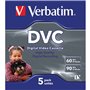 Verbatim 47652 Mini DV Pack de 5 60 mn